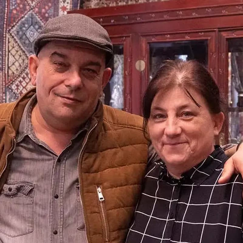 Varga István and Varga Erika, owners of Varga Antik